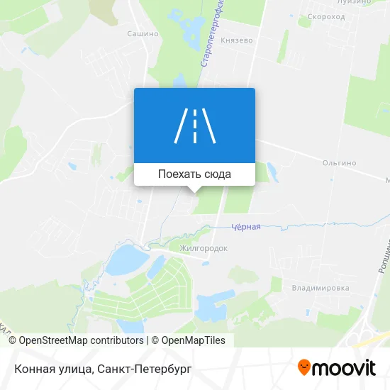 Карта Конная улица