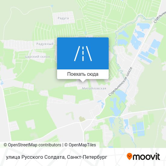 Карта улица Русского Солдата