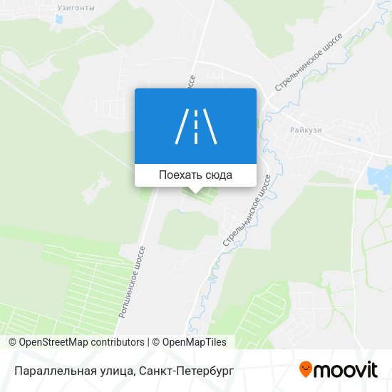 Карта Параллельная улица