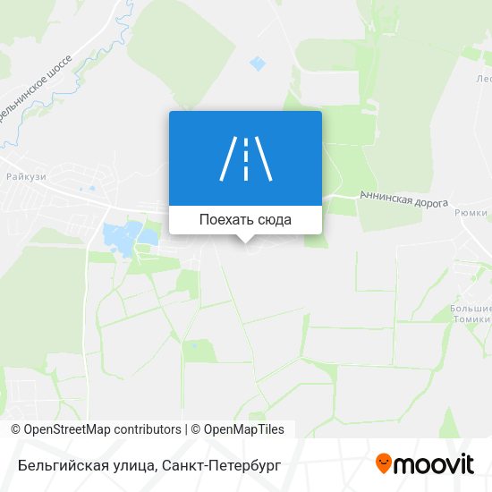 Карта Бельгийская улица