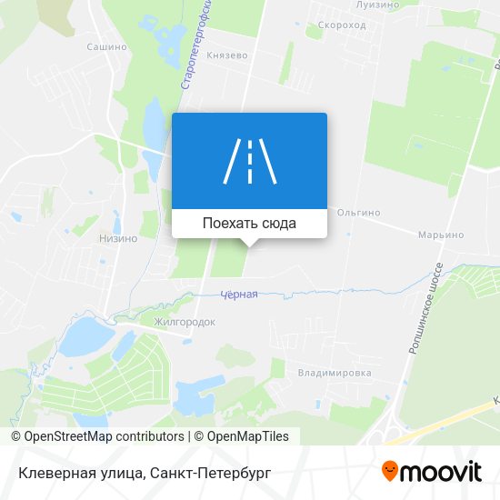 Карта Клеверная улица