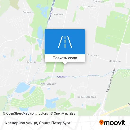 Карта Клеверная улица