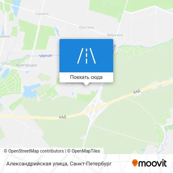 Карта Александрийская улица