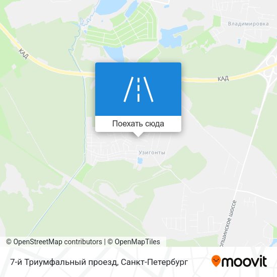 Карта 7-й Триумфальный проезд
