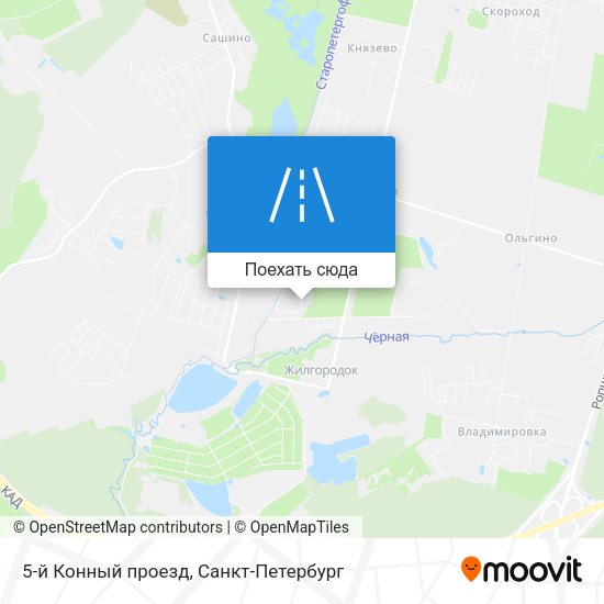 Карта 5-й Конный проезд