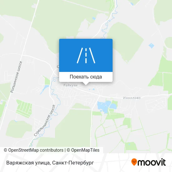 Карта Варяжская улица