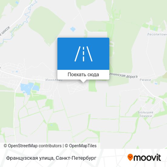 Карта Французская улица