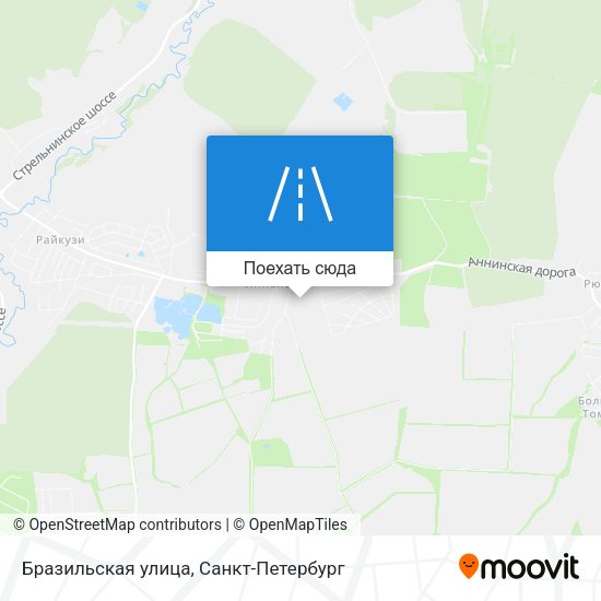 Карта Бразильская улица