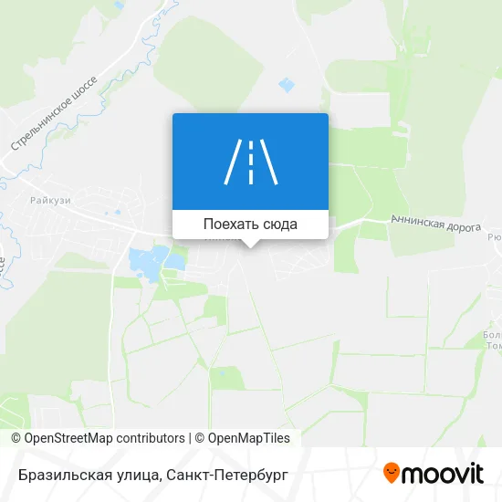 Карта Бразильская улица