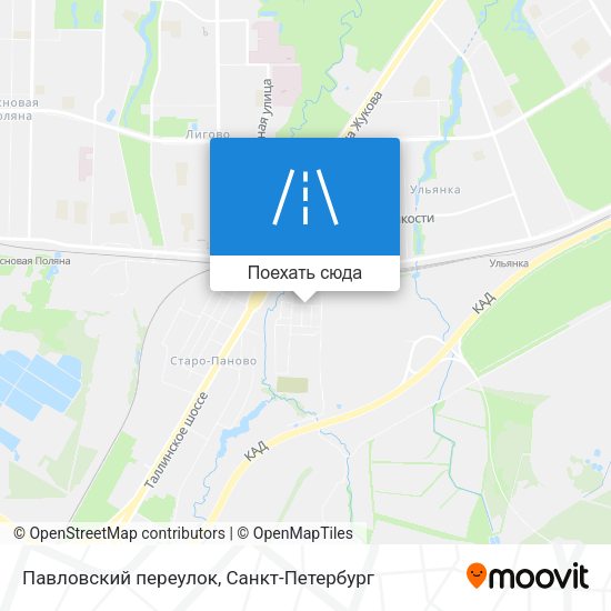 Карта Павловский переулок