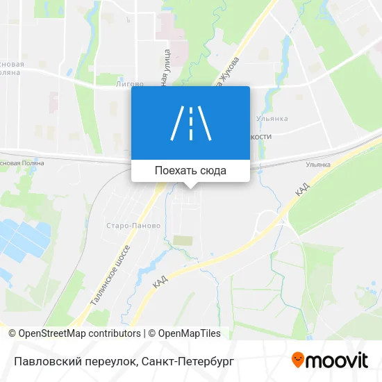 Карта Павловский переулок