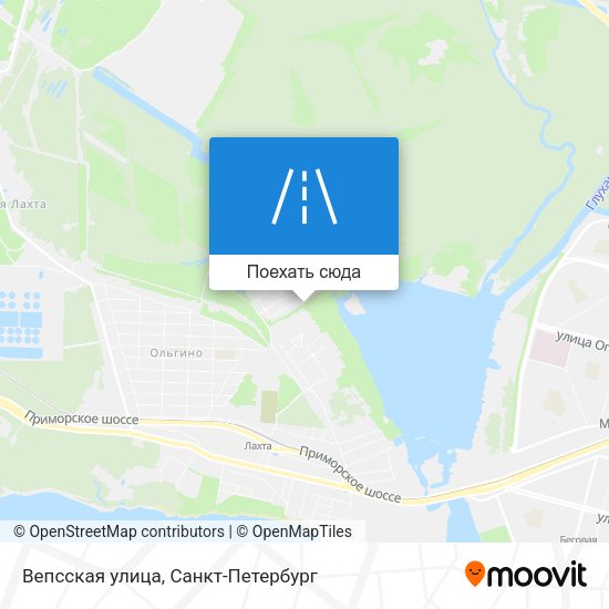 Карта Вепсская улица