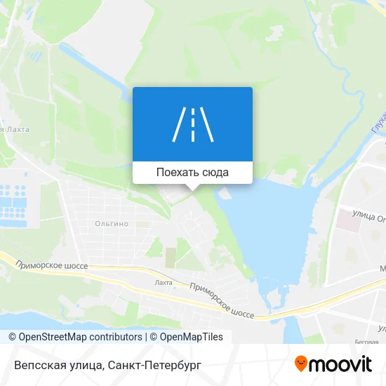 Карта Вепсская улица