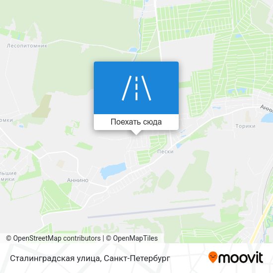 Карта Сталинградская улица