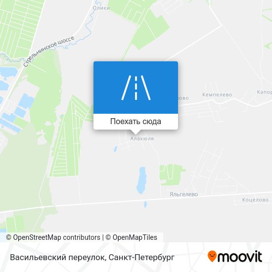 Карта Васильевский переулок