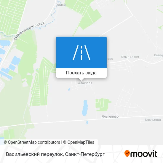Карта Васильевский переулок