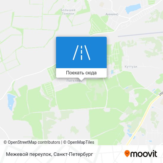 Карта Межевой переулок