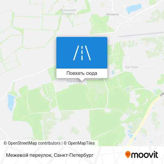 Карта Межевой переулок