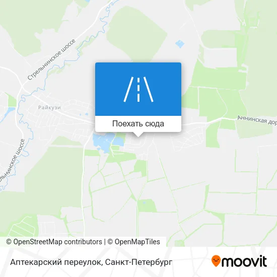 Карта Аптекарский переулок
