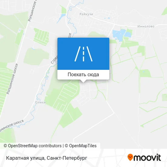 Карта Каратная улица
