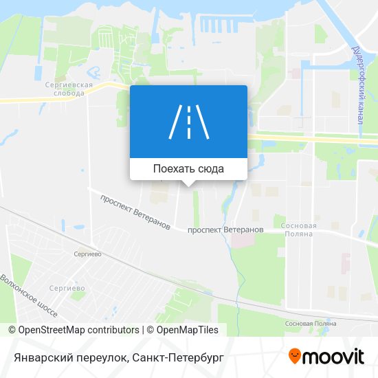 Карта Январский переулок
