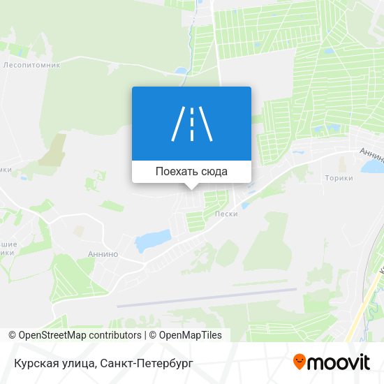 Карта Курская улица