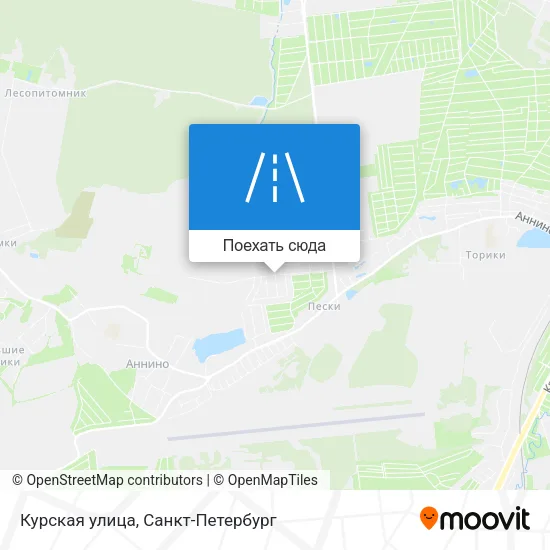 Карта Курская улица