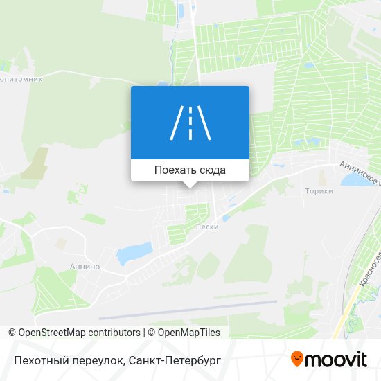 Карта Пехотный переулок