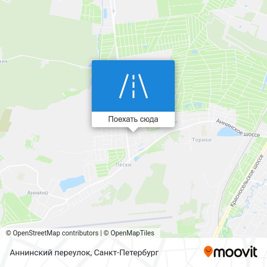 Карта Аннинский переулок
