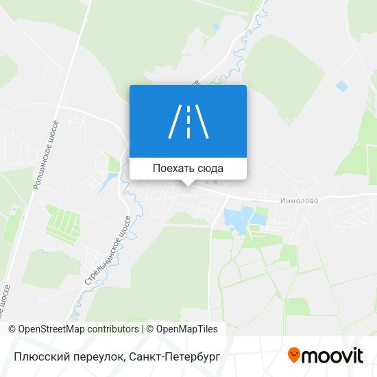 Карта Плюсский переулок