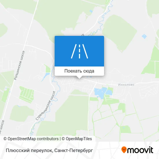 Карта Плюсский переулок