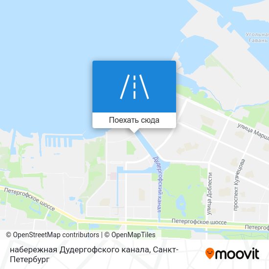 Карта набережная Дудергофского канала