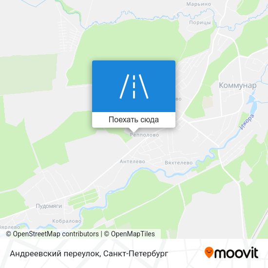 Карта Андреевский переулок