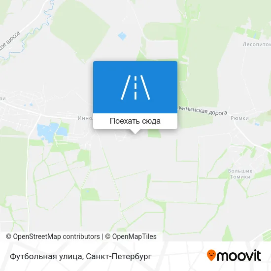 Карта Футбольная улица