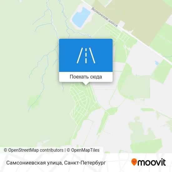 Карта Самсониевская улица