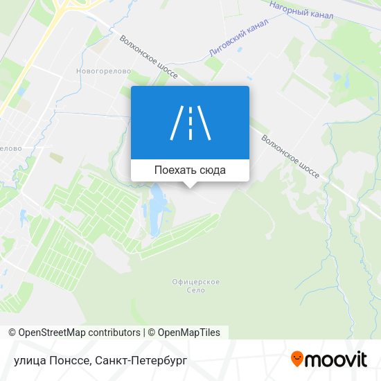 Карта улица Понссе