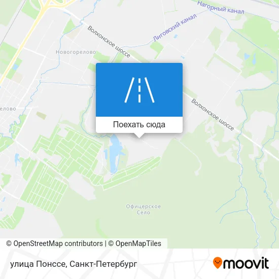 Карта улица Понссе