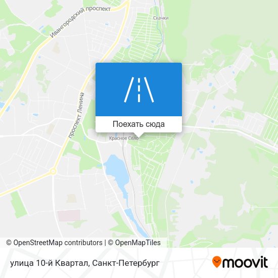 Карта улица 10-й Квартал