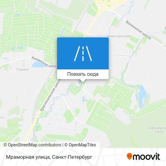 Карта Мраморная улица
