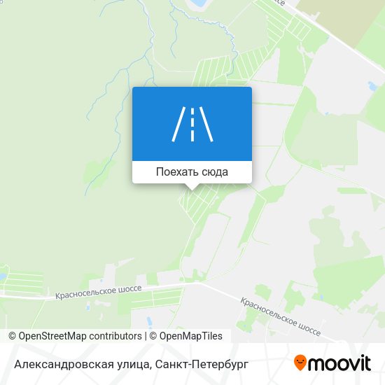 Карта Александровская улица