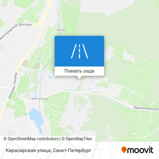 Карта Кирасирская улица