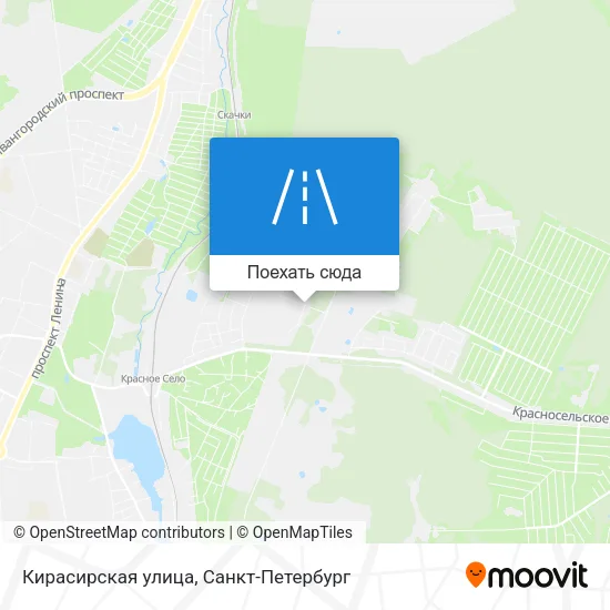 Карта Кирасирская улица