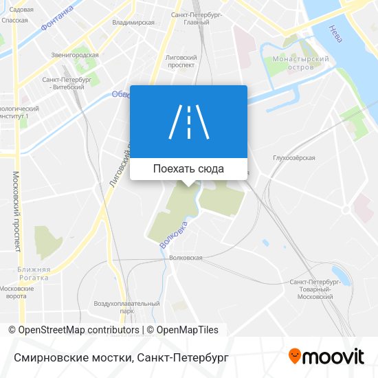 Карта Смирновские мостки