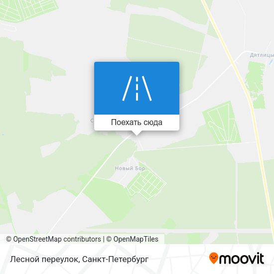 Карта Лесной переулок