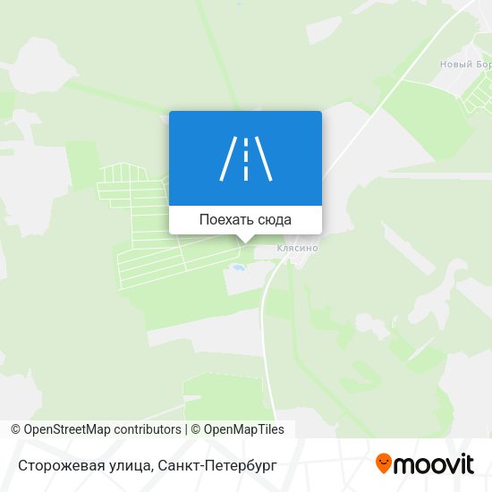 Карта Сторожевая улица