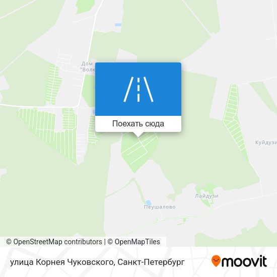 Карта улица Корнея Чуковского