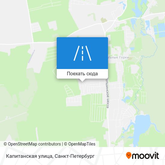 Карта Капитанская улица