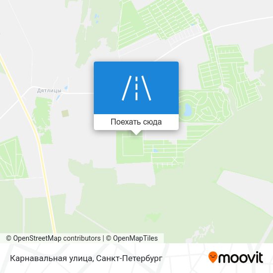 Карта Карнавальная улица