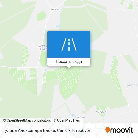 Карта улица Александра Блока