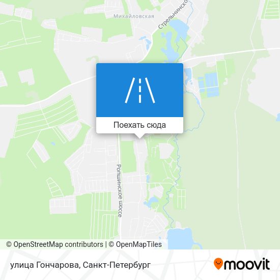 Карта улица Гончарова